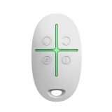 Space Control White Two-Way Wireless Key Fob With panic Button AJAX