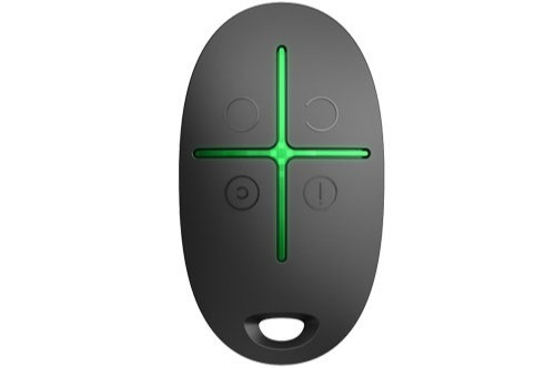 Space Control Black Two-Way Wireless Key Fob With panic Button AJAX