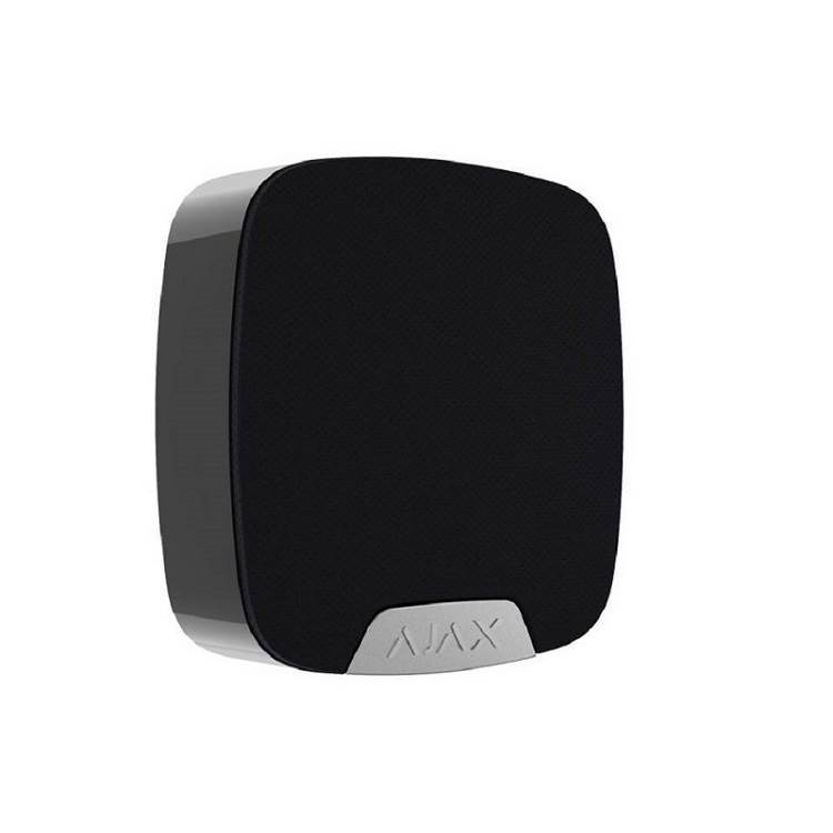 Home Siren Black Wireless Indoor Siren AJAX