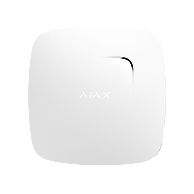 Fire Protect White Wireless Smoke and Heat Detector AJAX