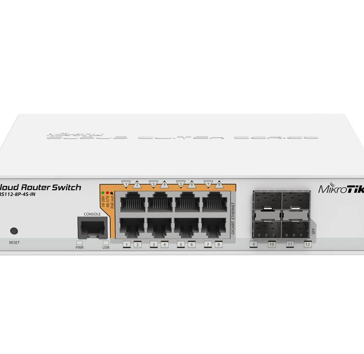CRS112-8P-4S-IN Cloud Router Switch 112-8P-4S-IN