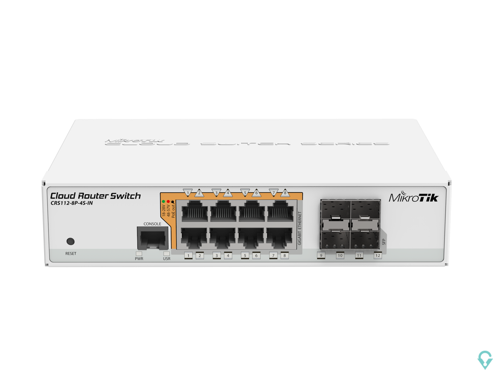 CRS112-8P-4S-IN Cloud Router Switch 112-8P-4S-IN