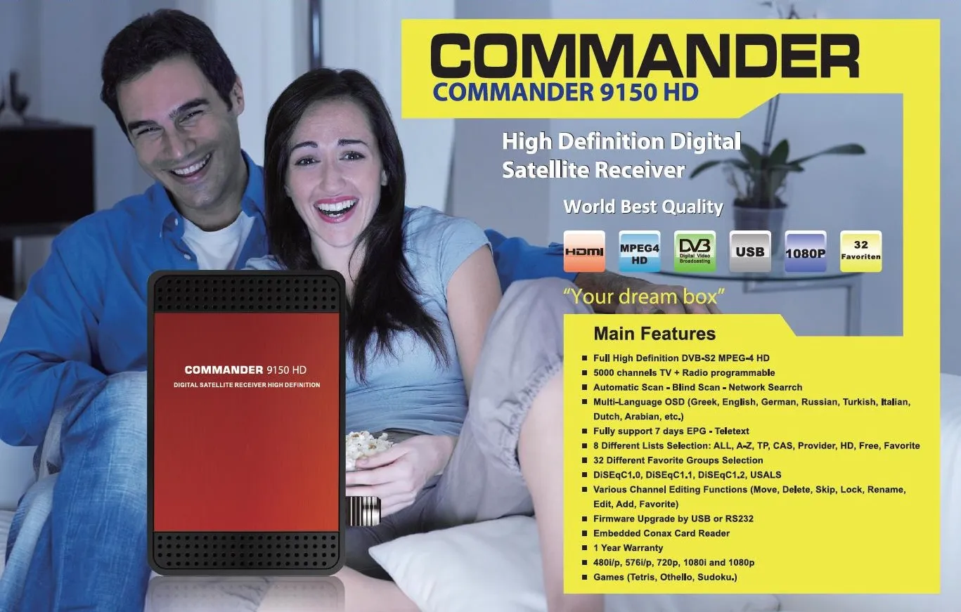 COMMANDER 9100HD