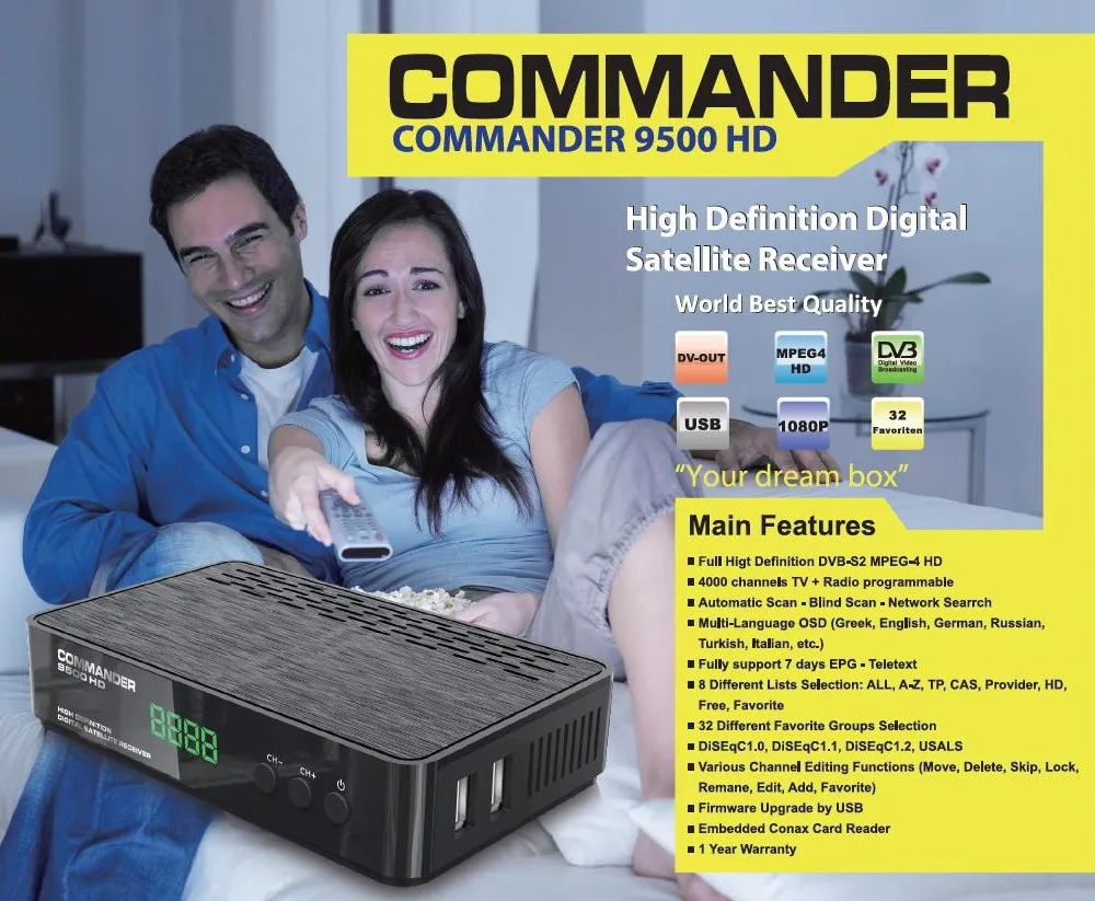 COMMANDER 9500HD